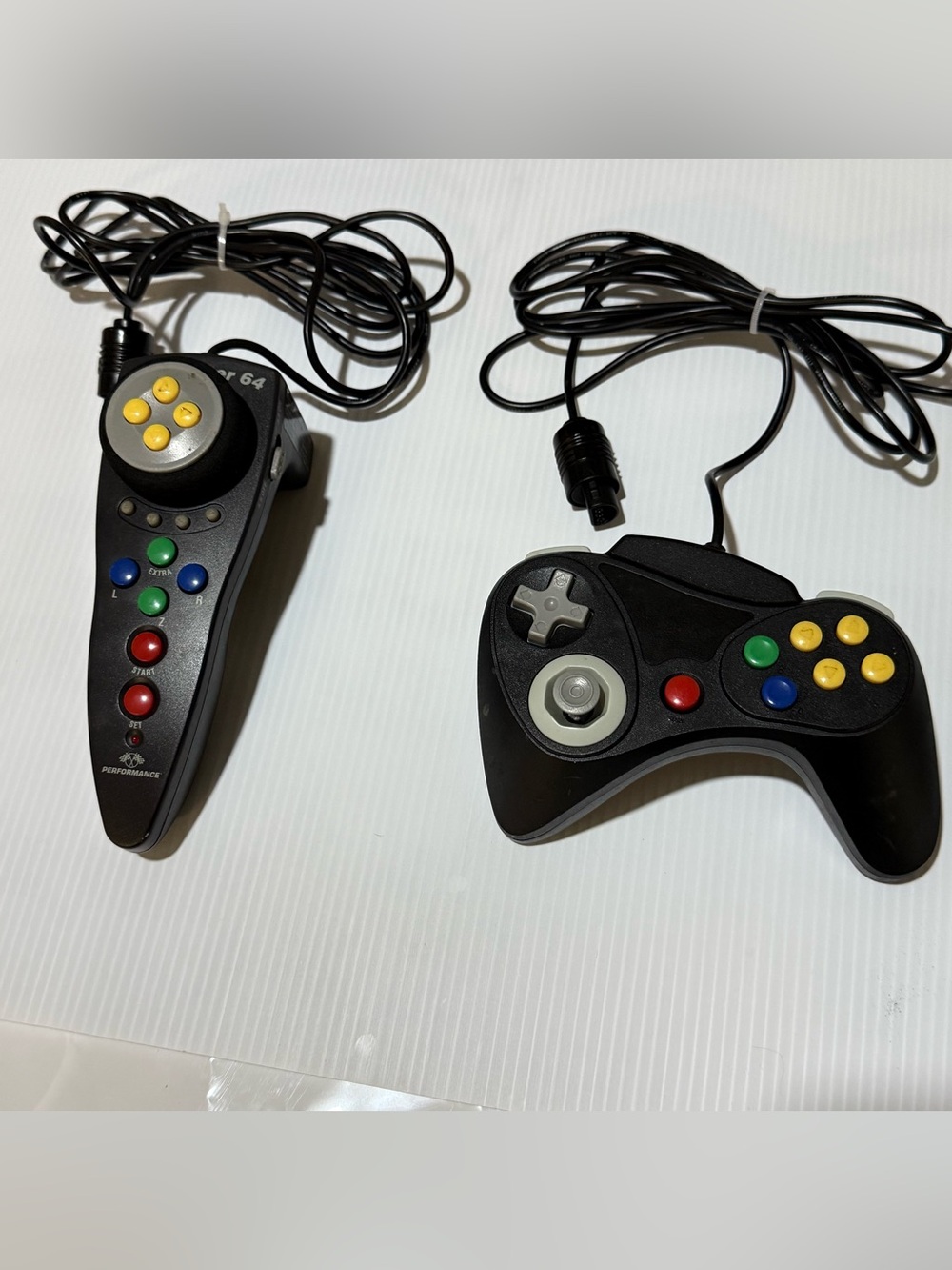 N64 Ultra Racer Controller/N64 Super Pad Plus **Not Tested**